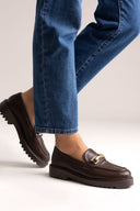 ERYNN Chunky Loafers - Dark Brown Matte - thefashionproject.gr - ERYNN