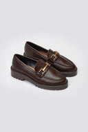 ERYNN Chunky Loafers - Dark Brown Matte - thefashionproject.gr - ERYNN