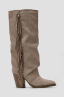 ERYNN Cowboy Boots - Beige Suede - thefashionproject.gr - ERYNN