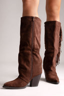 ERYNN Cowboy Boots - Brown Suede - thefashionproject.gr - ERYNN