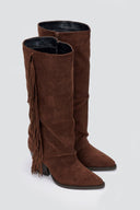 ERYNN Cowboy Boots - Brown Suede - thefashionproject.gr - ERYNN
