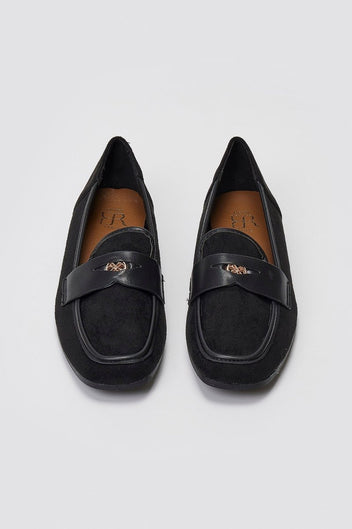 ERYNN Flat Loafers - Black Suede - thefashionproject.gr - ERYNN