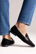 ERYNN Flat Loafers - Black Suede - thefashionproject.gr - ERYNN