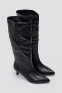 ERYNN Kitten Heel Boots - Black Matte - thefashionproject.gr - ERYNN