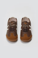 ERYNN Low Top Bicolor Sneakers - Dark Brown Matte - thefashionproject.gr - ERYNN