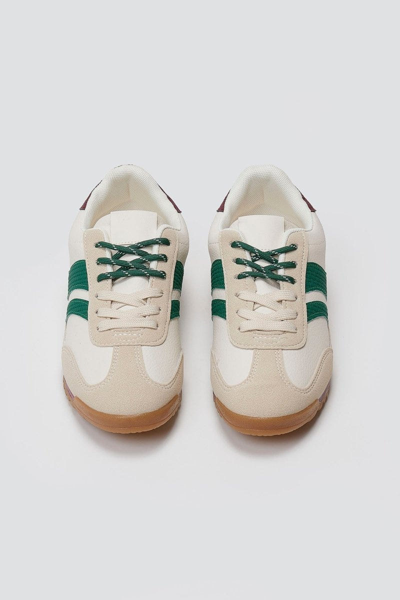 ERYNN Low Top Sneakers - Beige Matte - thefashionproject.gr - ERYNN
