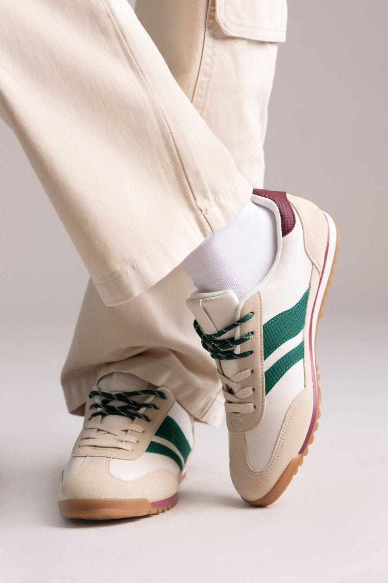 ERYNN Low Top Sneakers - Beige Matte - thefashionproject.gr - ERYNN