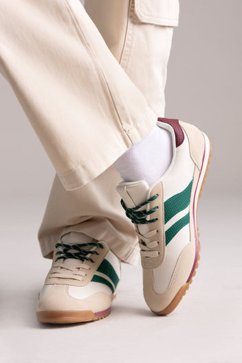 ERYNN Low Top Sneakers - Beige Matte - thefashionproject.gr - ERYNN