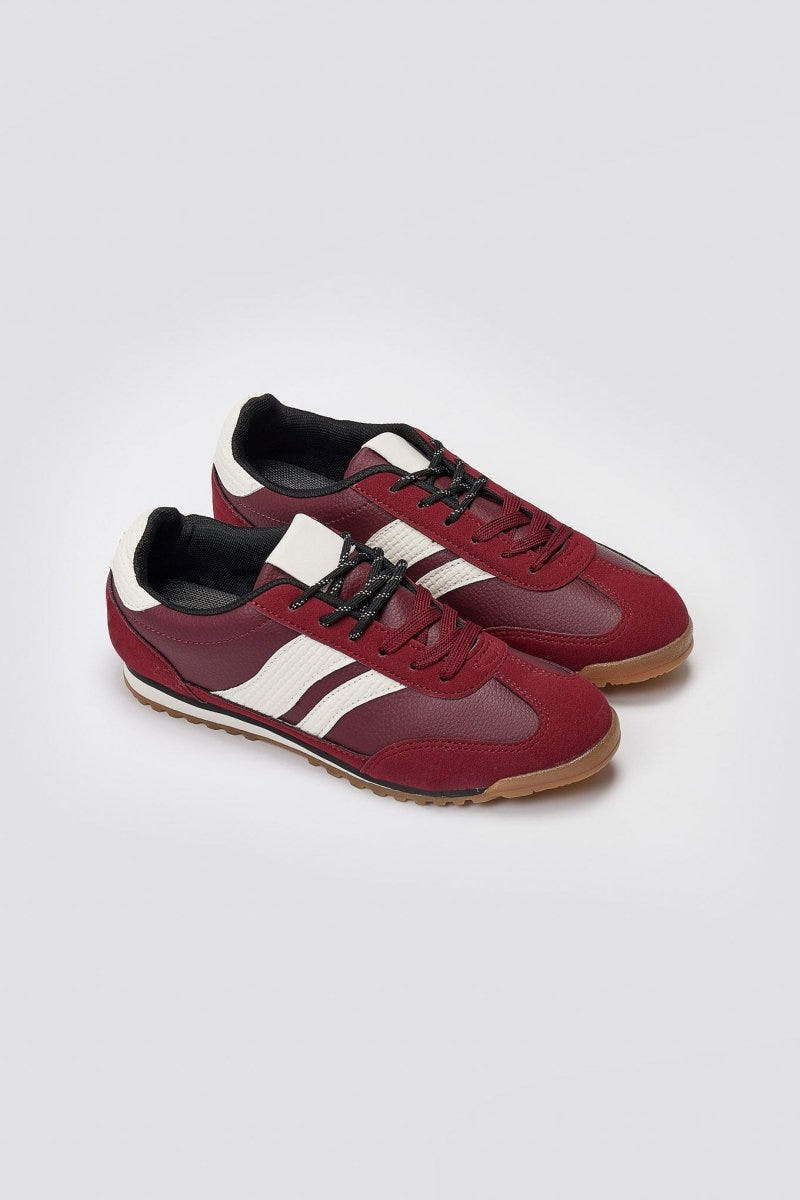 ERYNN Low Top Sneakers - Bordeaux Matte - thefashionproject.gr - ERYNN