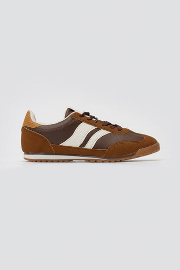 ERYNN Low Top Sneakers - Dark Brown Matte - thefashionproject.gr - ERYNN