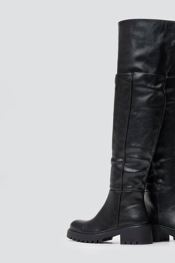 ERYNN Over - the - Knee Boots - Black Matte - thefashionproject.gr - ERYNN