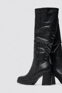 ERYNN Platform Boots with Block Heel - Black Matte - thefashionproject.gr - ERYNN