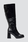 Black Crinkled Patent