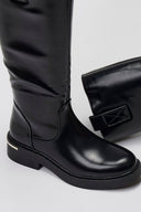 ERYNN Riding Boots - Black Florentic - thefashionproject.gr - ERYNN