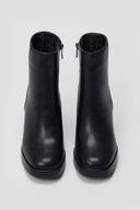 ERYNN Square - Toe Ankle Boots with Platform - Black Matte - thefashionproject.gr - ERYNN