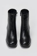 ERYNN Square - Toe Crinkled Patent Boots with Platform - Black Crinkled Patent - thefashionproject.gr - ERYNN