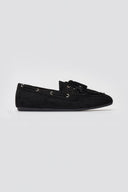 ERYNN Suede Loafers with Bow - Black Suede - thefashionproject.gr - ERYNN