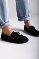 ERYNN Suede Loafers with Bow - Black Suede - thefashionproject.gr - ERYNN