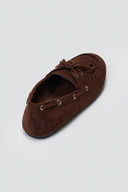 ERYNN Suede Loafers with Bow - Brown Suede - thefashionproject.gr - ERYNN