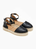 Εσπαντρίγιες δερμάτινες με μπαρέτα Ragazza 0204