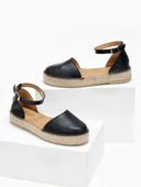 Εσπαντρίγιες δερμάτινες με μπαρέτα Ragazza 0204