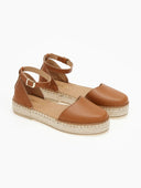 Εσπαντρίγιες δερμάτινες με μπαρέτα Ragazza 0204