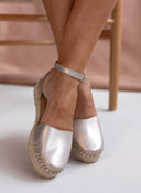 Εσπαντρίγιες δερμάτινες με μπαρέτα Ragazza 0204