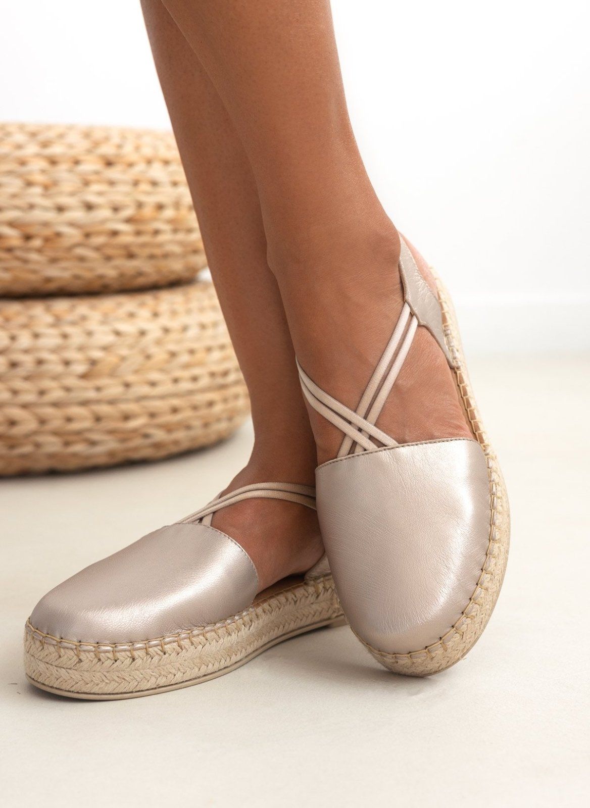 Εσπαντρίγιες δερμάτινες Ragazza 0207 - A - Άμμου - thefashionproject.gr - RAGAZZA