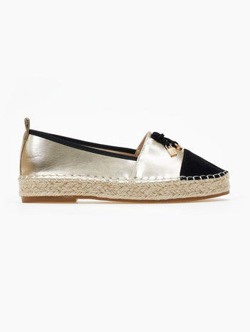 Εσπαντρίγιες με διχρωμία ERYNN - Χρυσό - thefashionproject.gr - ERYNN