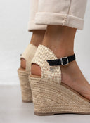 Εσπαντρίγιες platform με πλεκτό σχέδιο Xti 140959 - Μαύρο - thefashionproject.gr - Xti Footwear