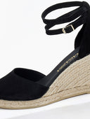 Εσπαντρίγιες platforms από δέρμα καστόρι Ragazza 0692