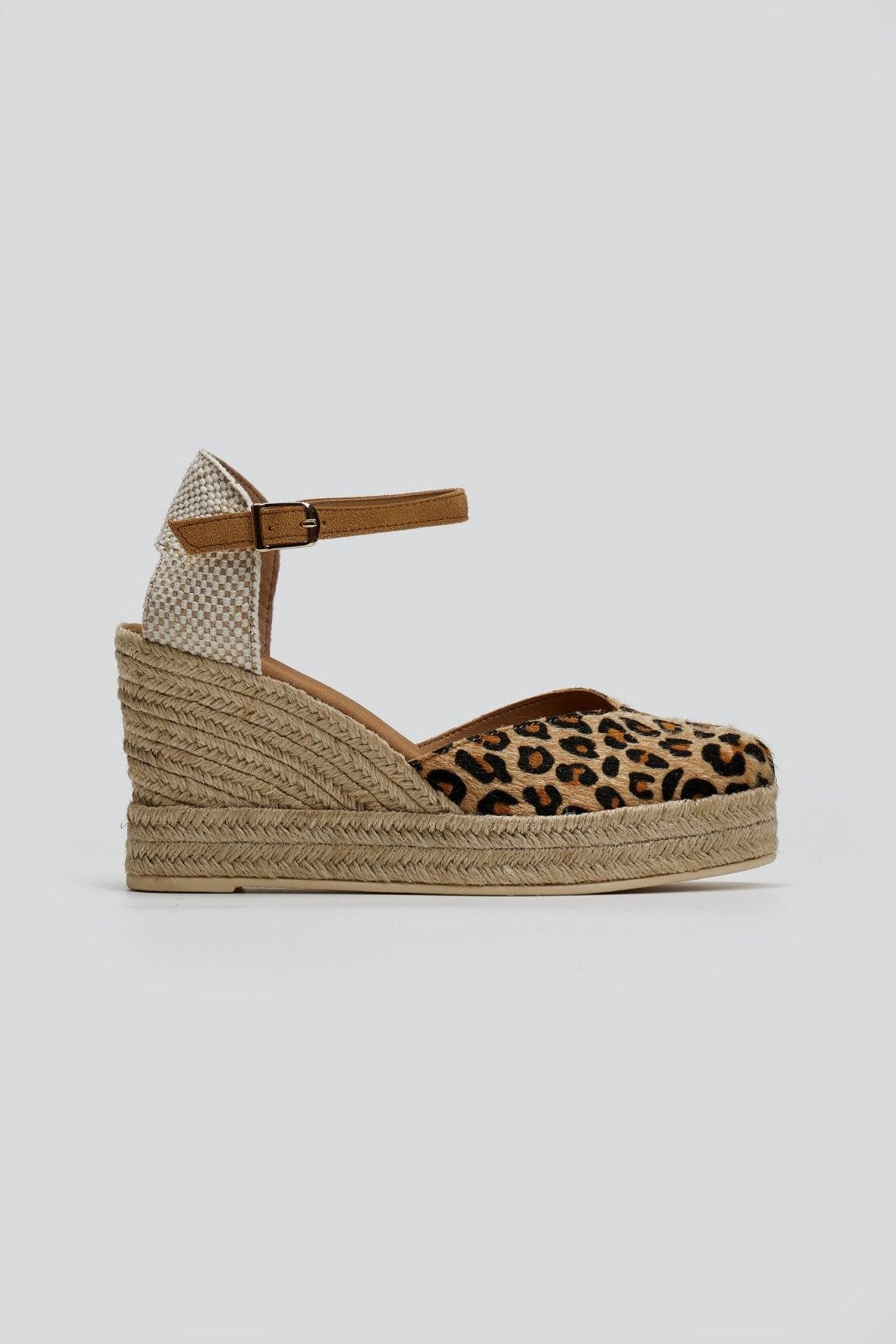 Εσπαντρίγιες platforms από συνθετικό ponyskin Ragazza 0699 - Leopard - thefashionproject.gr - RAGAZZA