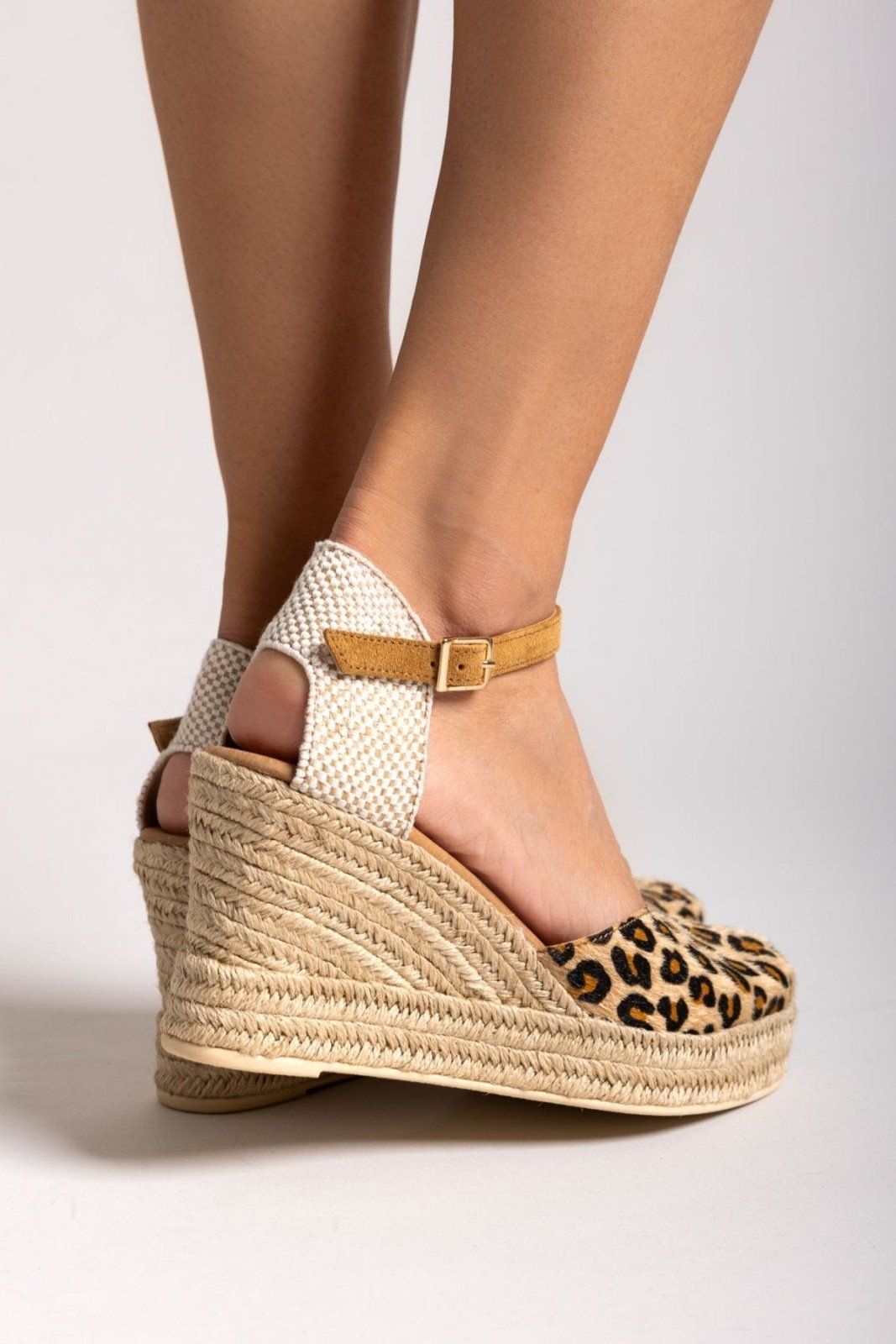 Εσπαντρίγιες platforms από συνθετικό ponyskin Ragazza 0699 - Leopard - thefashionproject.gr - RAGAZZA