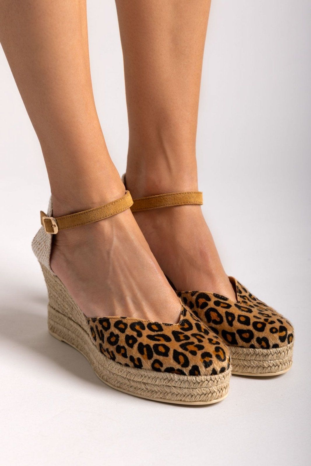 Εσπαντρίγιες platforms από συνθετικό ponyskin Ragazza 0699 - Leopard - thefashionproject.gr - RAGAZZA