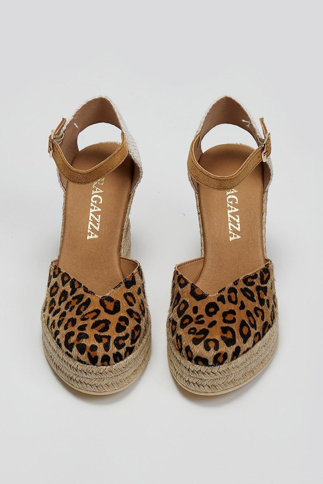 Εσπαντρίγιες platforms από συνθετικό ponyskin Ragazza 0699 - Leopard - thefashionproject.gr - RAGAZZA