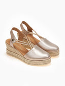 Εσπαντρίγιες platforms δερμάτινες με λάστιχα Ragazza 0705