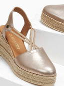 Εσπαντρίγιες platforms δερμάτινες με λάστιχα Ragazza 0705