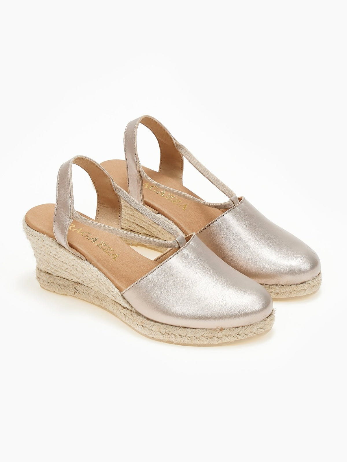 Εσπαντρίγιες platforms δερμάτινες Ragazza 0672 - Άμμου - thefashionproject.gr - RAGAZZA