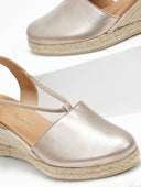 Εσπαντρίγιες platforms δερμάτινες Ragazza 0672 - Άμμου - thefashionproject.gr - RAGAZZA