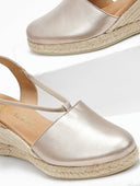 Εσπαντρίγιες platforms δερμάτινες Ragazza 0672 - Άμμου - thefashionproject.gr - RAGAZZA