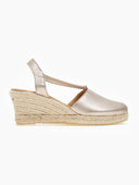 Εσπαντρίγιες platforms δερμάτινες Ragazza 0672 - Άμμου - thefashionproject.gr - RAGAZZA