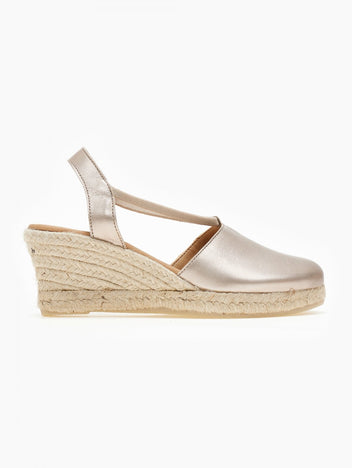 Εσπαντρίγιες platforms δερμάτινες Ragazza 0672 - Άμμου - thefashionproject.gr - RAGAZZA