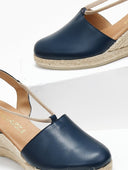 Εσπαντρίγιες platforms δερμάτινες Ragazza 0672 - Μπλε σκούρο - thefashionproject.gr - RAGAZZA