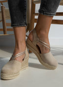 Εσπαντρίγιες platforms καστόρινες με λάστιχα Ragazza 0705