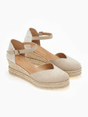 Εσπαντρίγιες platforms καστόρινες με μπαρέτα Ragazza 0706