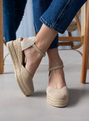 Εσπαντρίγιες platforms καστόρινες με μπαρέτα Ragazza 0706