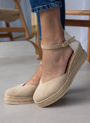 Εσπαντρίγιες platforms καστόρινες με μπαρέτα Ragazza 0706