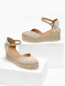 Εσπαντρίγιες platforms καστόρινες με μπαρέτα Ragazza 0706