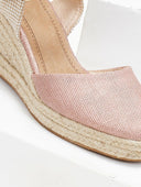 Εσπαντρίγιες platforms με ανάγλυφο pattern - Ροζ - thefashionproject.gr - Alta Moda