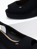 Εσπαντρίγιες platforms με δέσιμο στο πλάι - Μαύρο - thefashionproject.gr - Alta Moda
